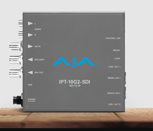 AJA IPT-10G2-SDI SDI to IP converter